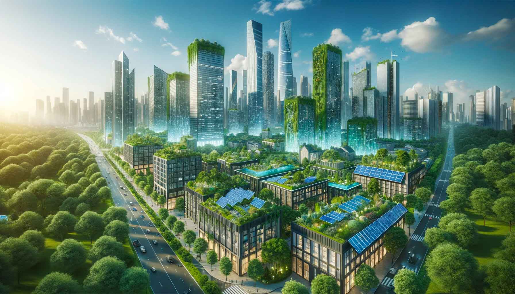 نمادهای نوین ساختمانهای سبز در سال 2024 با تمرکز بر انرژی تجدیدپذیر و طراحی هوشمند