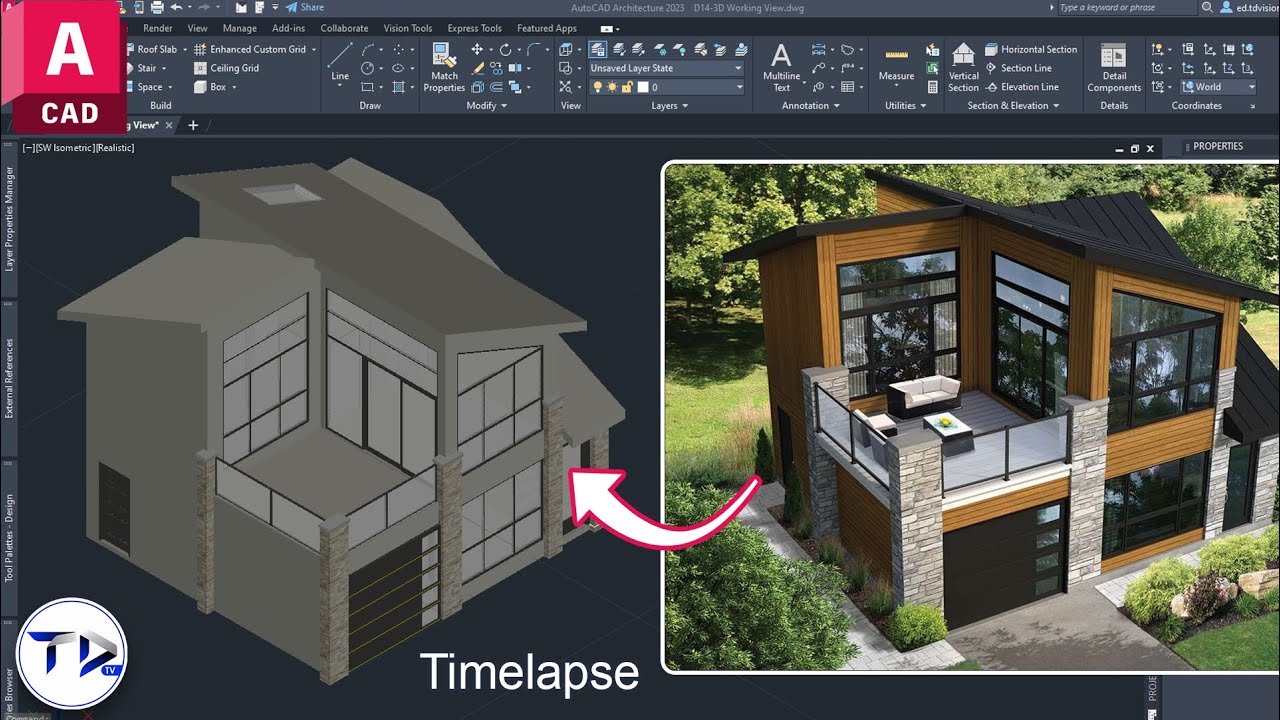 نقشه لایههای AutoCAD Building برای پروژههای ساختمانی