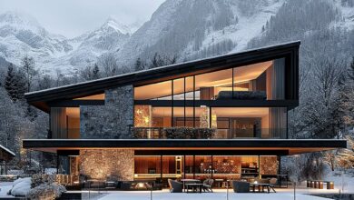 معماری مناطق کوهستانی؛ اصول طراحی در شرایط سرد و سخت Mountain Climate Architecture
