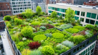 بام‌های سبز پیشرفته؛ طراحی سیستم‌های زیست‌محیطی سقف Advanced Green Roofs