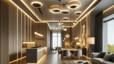 نورپردازی داخلی ساختمان؛ ایجاد فضاهای زیبا و کاربردی Interior Lighting Design