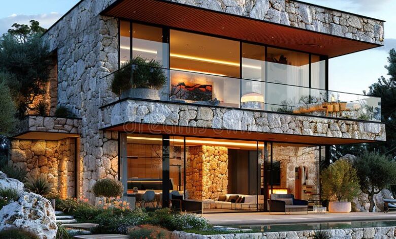 ساخت ویلای کوهستانی؛ معماری هماهنگ با طبیعت ارتفاعات Mountain Villa Construction