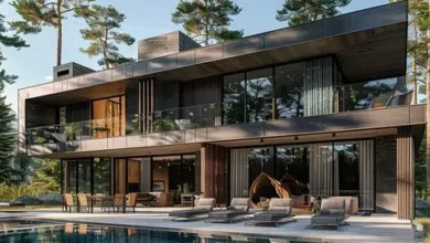 طراحی ویلای جنگلی؛ هماهنگی ساختمان با طبیعت Forest Villa Design