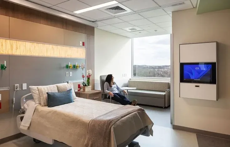 طراحی اتاق بستری بیمارستان؛ ایجاد محیط‌های آرام و استاندارد Patient Room Design