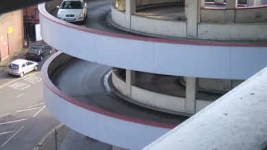 رمپ پارکینگ ساختمان؛ اصول طراحی مسیرهای خودرو Parking Ramp Design