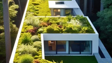 طراحی پشت‌بام سبز؛ فناوری معماری پایدار شهری Green Roof Design