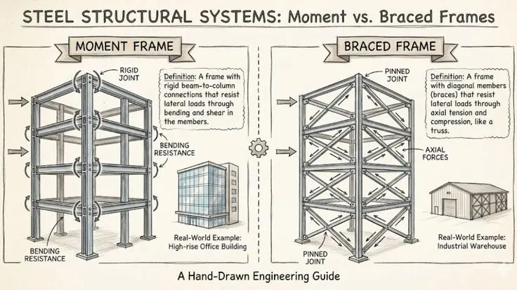 سیستم قاب خمشی ساختمان؛ طراحی سازههای مقاوم در برابر زلزله Moment Frame Systems