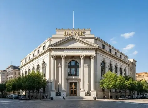 طراحی ساختمان بانک؛ اصول معماری فضاهای مالی و امنیتی Bank Building Design