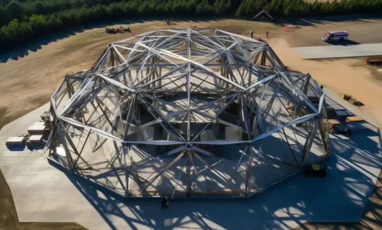 طراحی سازه فضایی؛ معماری شبکه‌های سه‌بعدی سبک Space Frame Structures
