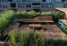 روف گاردن مدرن؛ طراحی بام‌های سبز شهری Modern Roof Garden