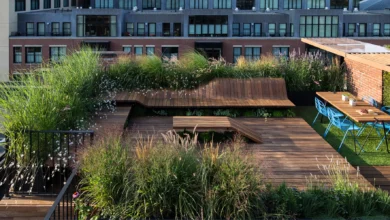 روف گاردن مدرن؛ طراحی بام‌های سبز شهری Modern Roof Garden